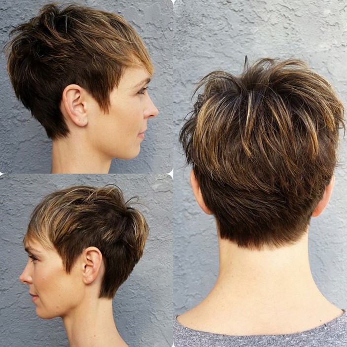 Pixie Cut On Oval Face