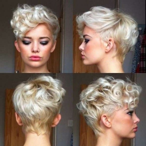 20 Lovely Wavy And Curly Pixie Styles Short Hair Pop Haircuts 
