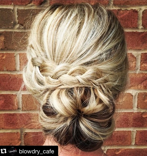 A casual yet chic updo perfect for any wedding or prom