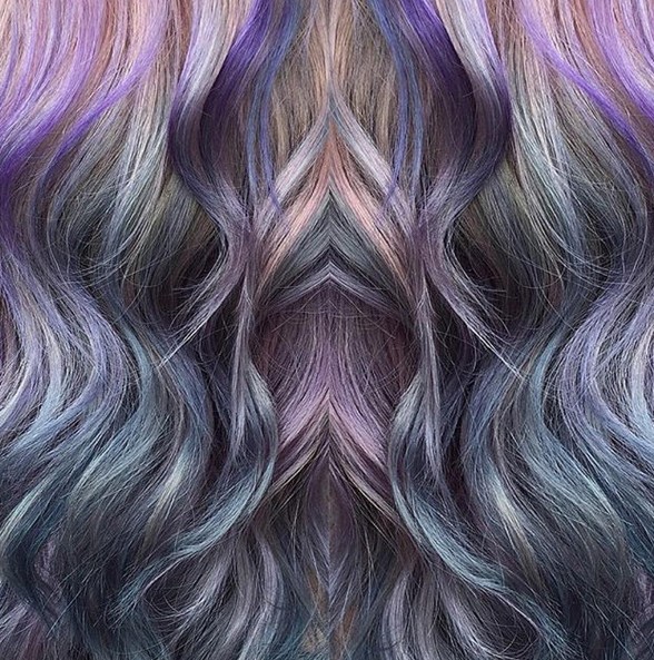 Galaxy Hair - Stylish Hair Color Trends 2016