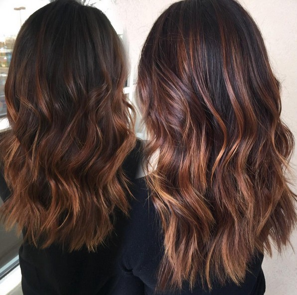 Beautiful, Texture Long Hairstyle for Thick Hair - Balayage Hair Styles for Long Hair