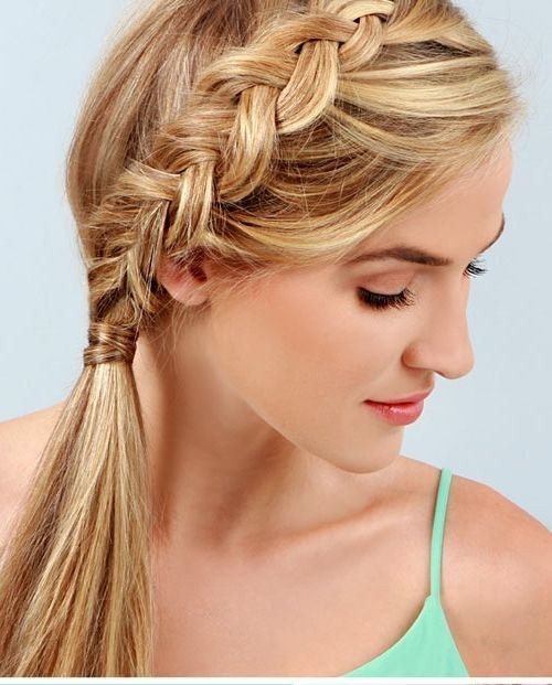 Braid Hairstyles With Ponytail