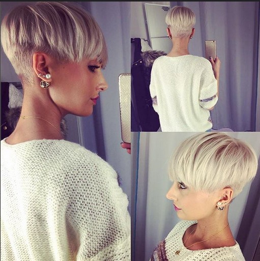 Cute, Undercut with Pixie Style - Blond Short Hairstyles for Thick Hair - Easy Everyday Hairstyle Design