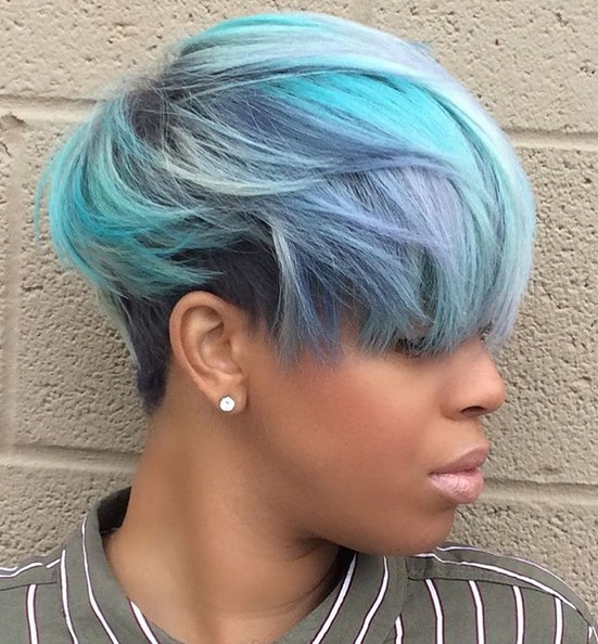 Pastels Hair Style Designs - Short Hair Cuts for Thick Hair