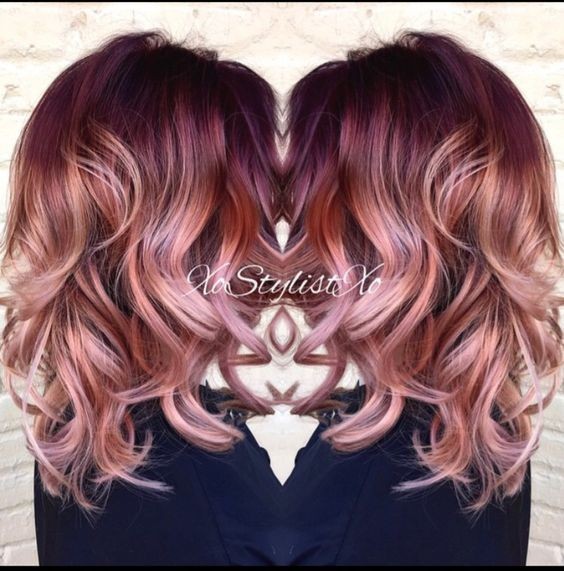 Messy, Curly Haircuts for Medium Length Hair - Ombre, Balayage Hair Styles