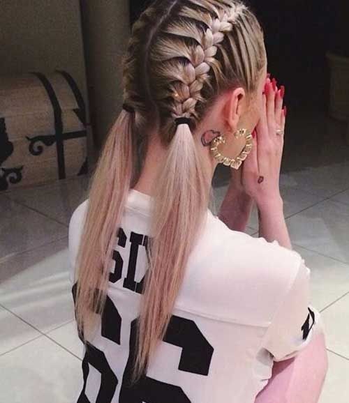 Quick Braided Hairstyle , Sporty - Cute Braids