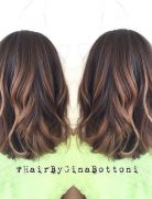 Rounded Lob Haircut - Shoulder Length Hairstyles for Women, Subtle, Dimensional Dalayage
