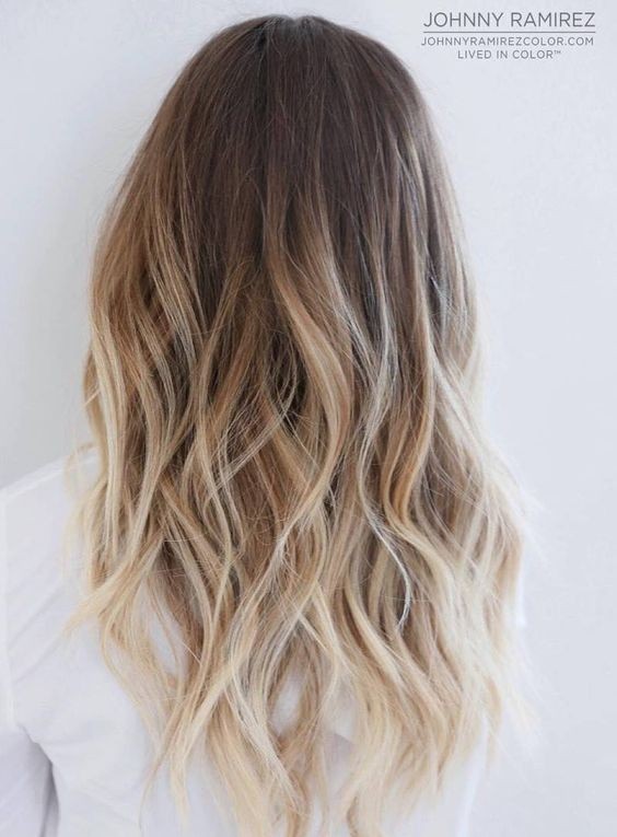 Brown to blonde ombre hair - Balayage Hair Color Ideas with Blonde, Brown and Caramel Highlights