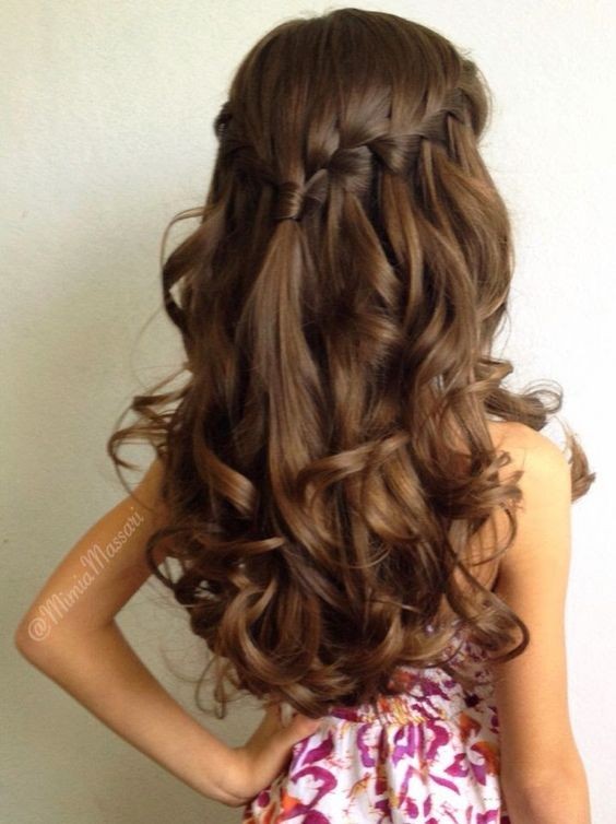 Pretty Curly Long Hair Styles - Prom Hairstyle Ideas