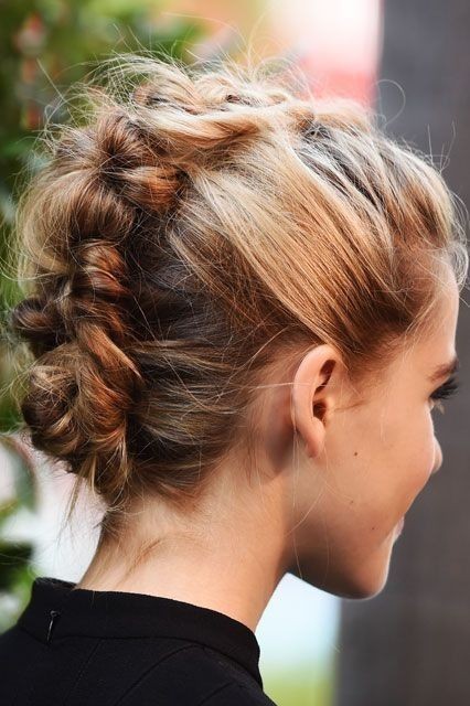 Prom Hairstyles For Short Hair Braid