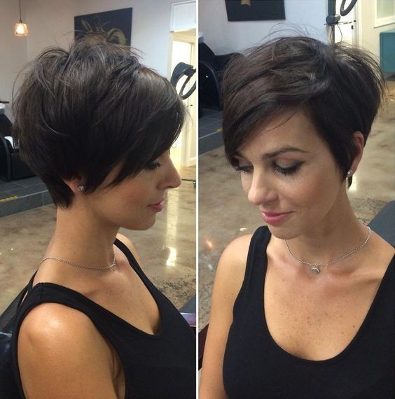 Office Hairstyles for Short Hair - Stylish Short Pixie Haircut for Women