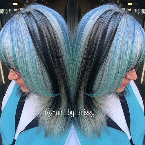 20 Sassy Blue Hairstyles