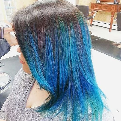 20 Captivating Blue Ombre Hair You Can't Miss