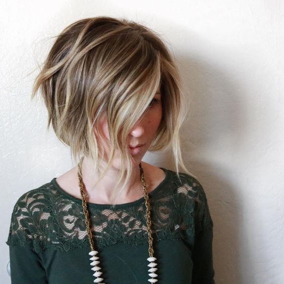 Balayage Bob Haircut - Women Short Hair Styles