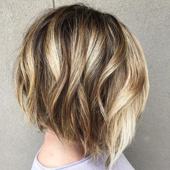 Blonde Highlights Bob Haircut