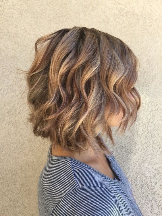 Highlighted Short Hair Styles