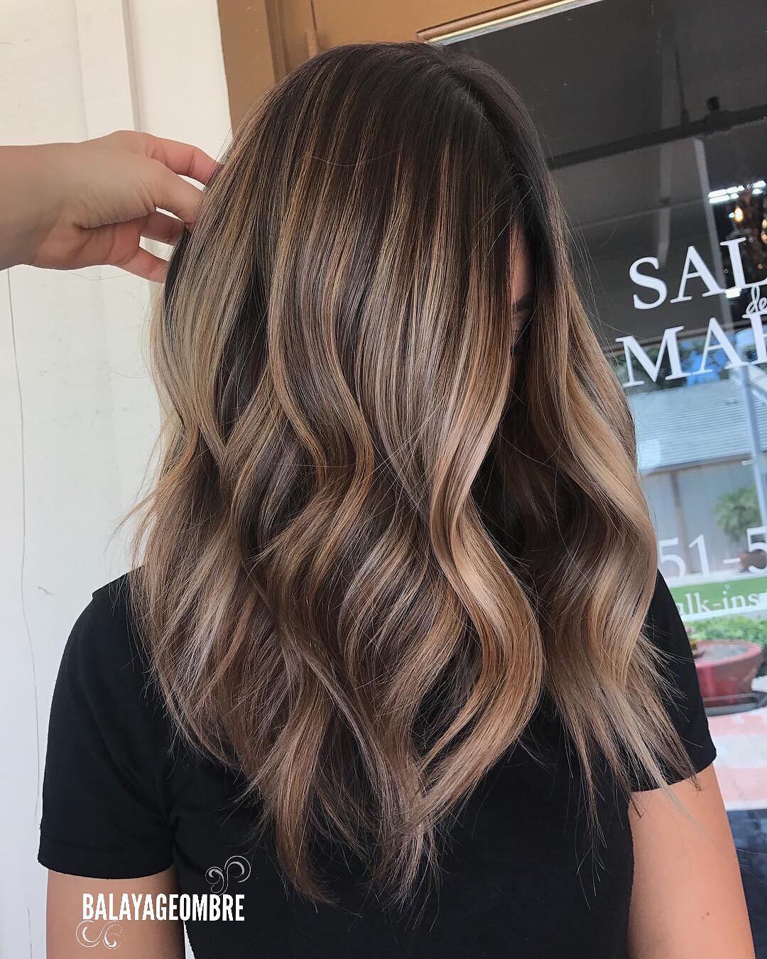 Blonde And Brown Layered Hair