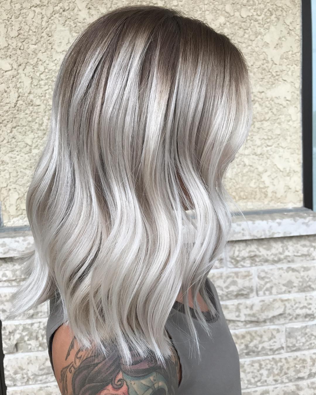 Ash Blonde Hairstyles - Women Hair Color Designs for 2018