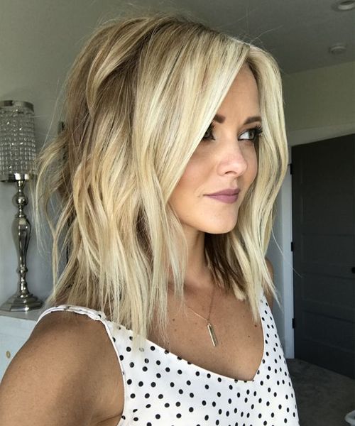 Stylish and Sweet Lob Haircut, Long Bob Hairstyle , Everyday Hair Styles for Women