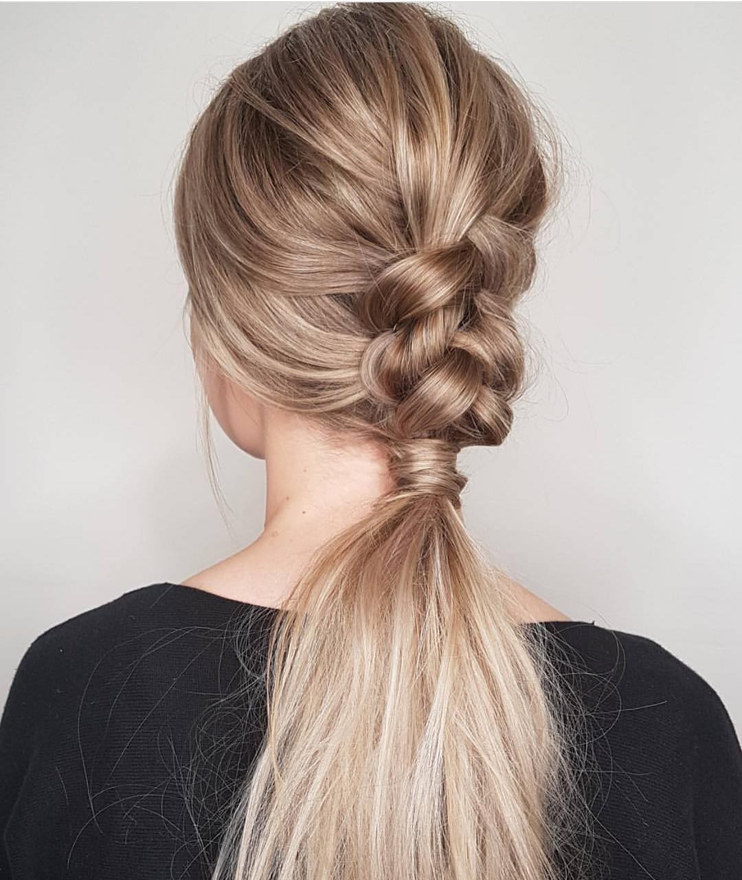 Trendiest Ponytail Hairstyle for Long Hair, Easy Ponytails