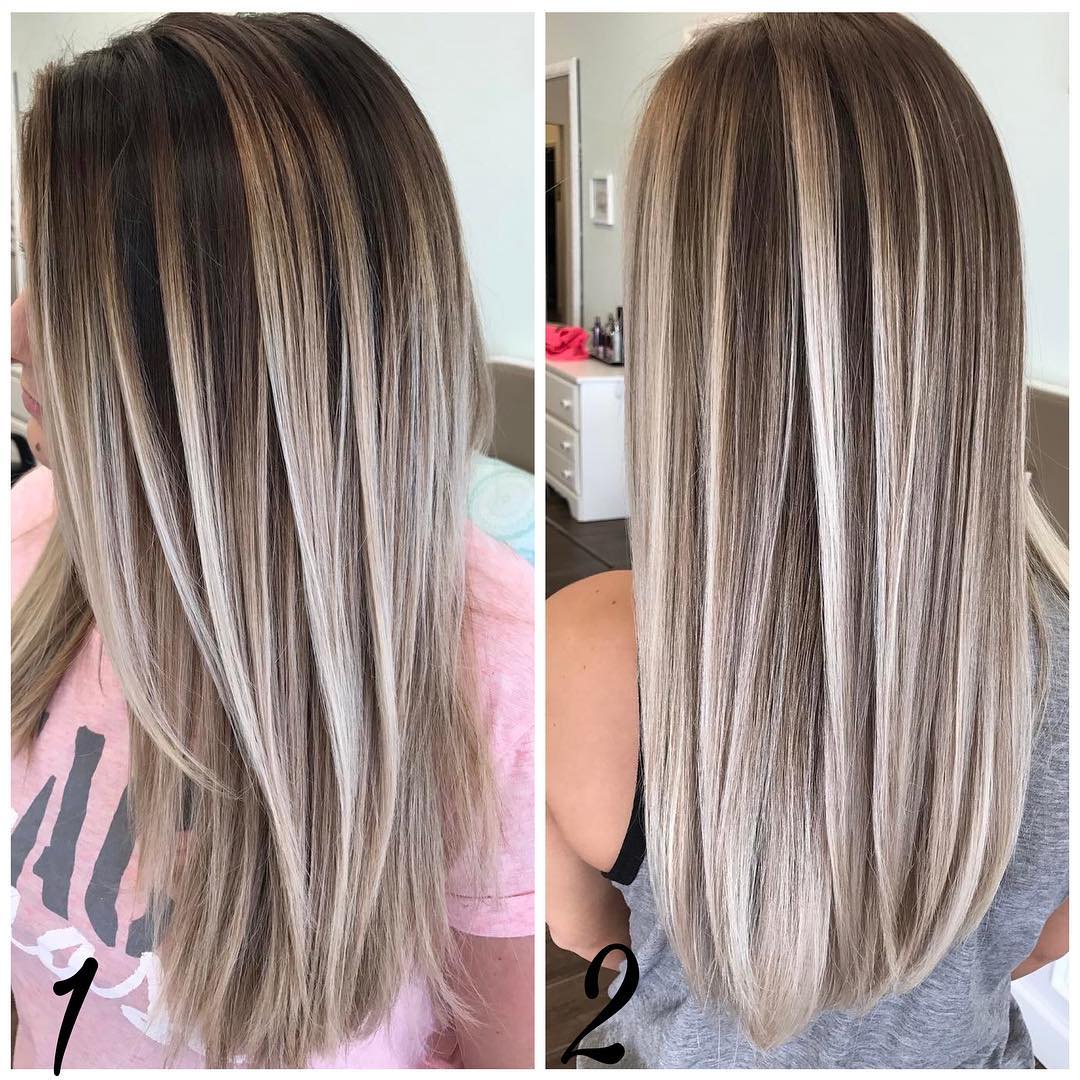 Pretty Ombre Balayage Hairstyle for Long Hair, 2019 Long Hair Color and Haircuts