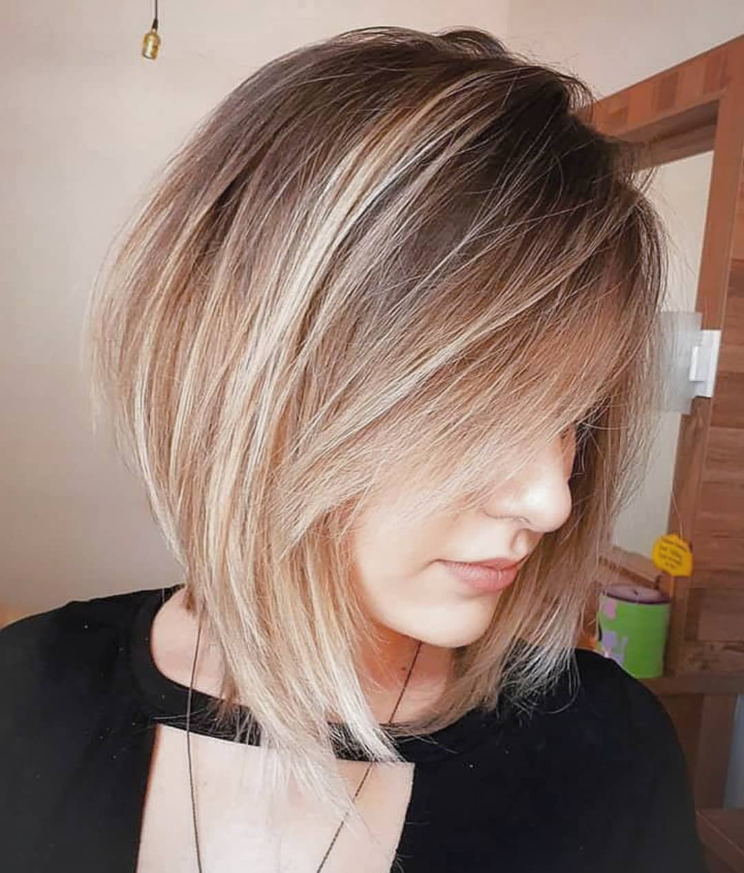 Coupe de cheveux Choppy Lob chic pour 2019, idées de coiffures pour femmes longueur épaule