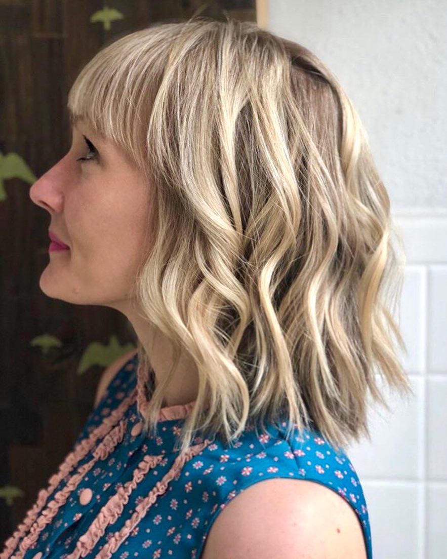 Stylish Choppy Lob Haircut for 2019, Women Shoulder Length Hairstyle Ideas
