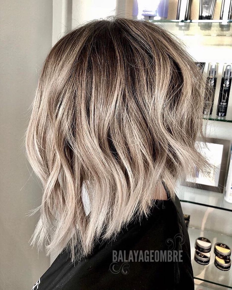 Stylish Ombre Balayage Hairstyles for Shoulder Length Hair 2019, Medium Haircut