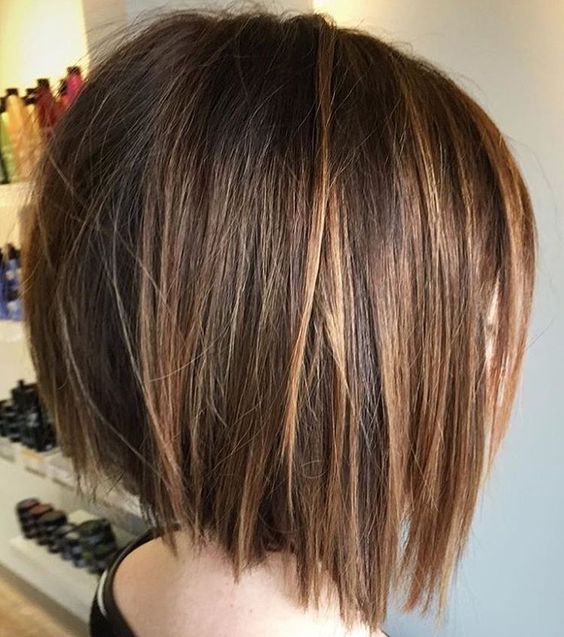 Simple Blunt Bob Hairstyles, Cool Short Haircut for Female