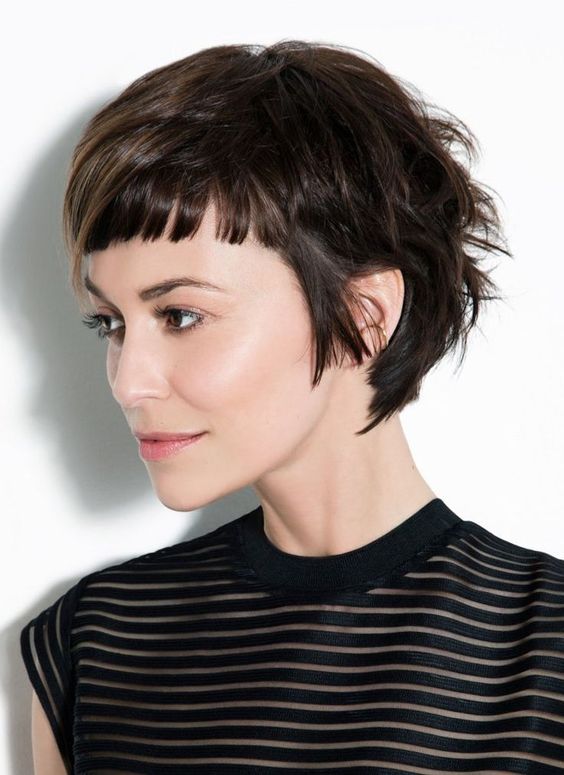 Women Hairstyles for Short “Baby” Bangs - Haircut with Bangs Ideas