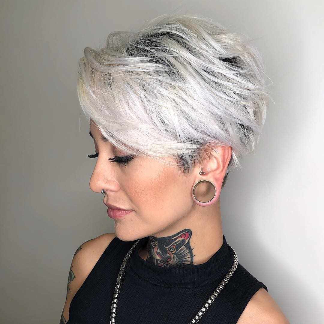 low maintenance thick hair pixie cuts