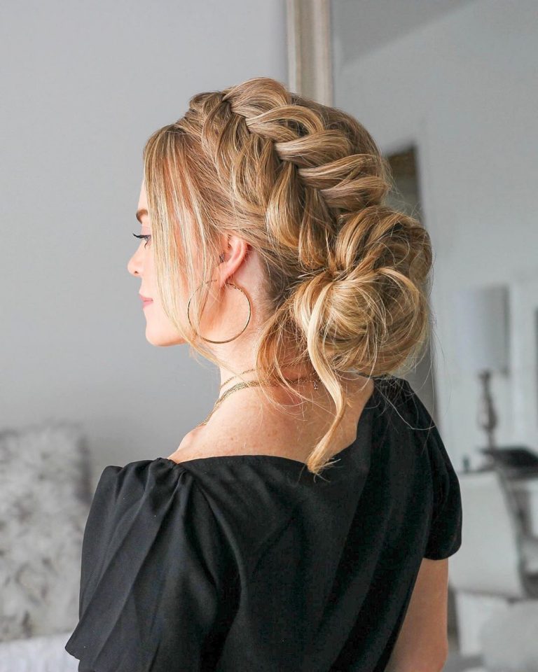 11 Beautiful Braided Updos For Women Pop Haircuts