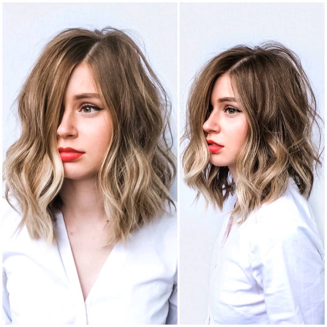 10 Trendy Everyday Shoulder Length Hairstyles - PoP Haircuts