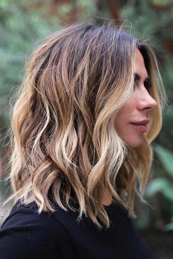 10 Trendy Everyday Shoulder Length Hairstyles - PoP Haircuts