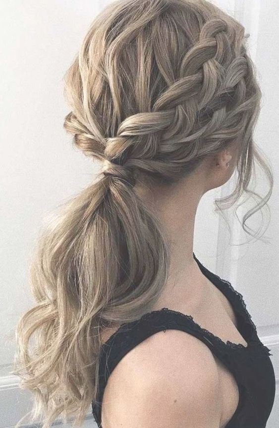 Trendy Braided Hairstyles in Summer - Ponytail Hairstyles for Long Hair