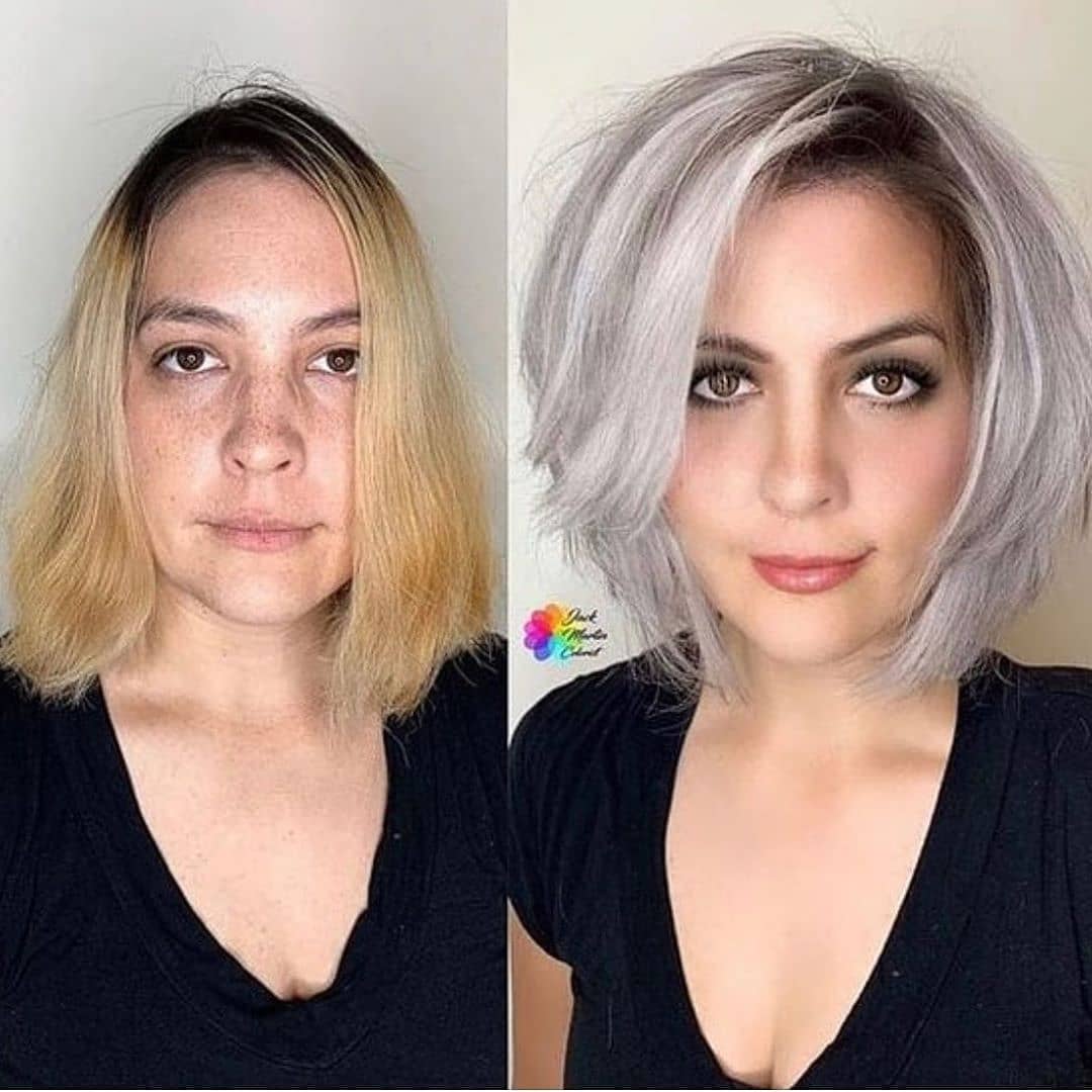 Long to Short Haircuts Before and After - Female Short Hairstyle Idea