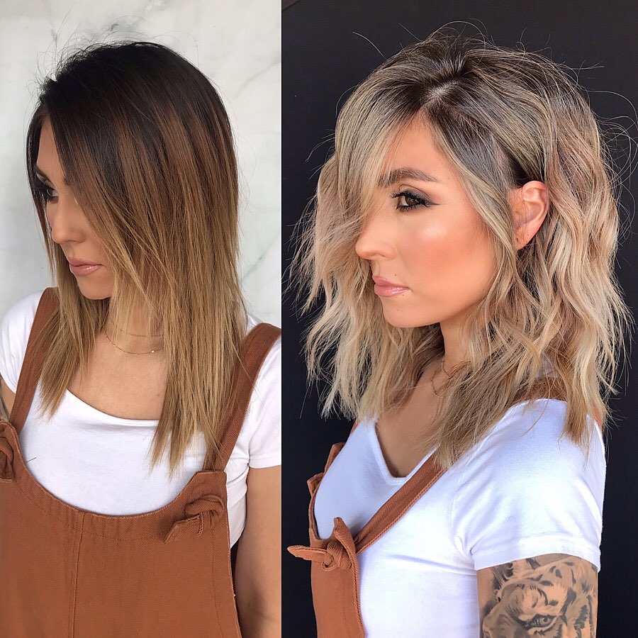 Stylish Shoulder Length Hairstyles for Thick Hair - Women Medium Haircuts and Color in 2021