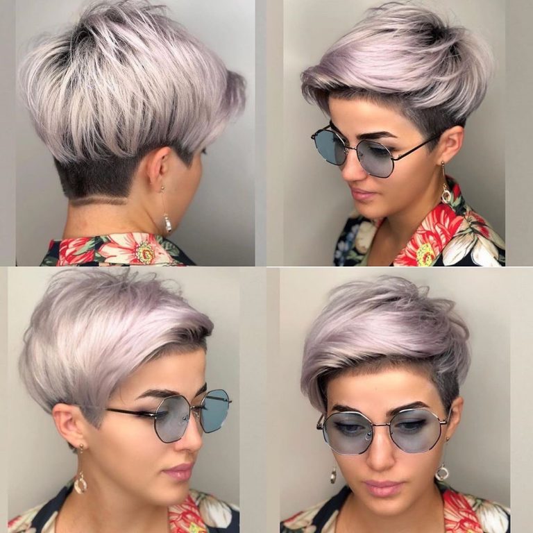 Stylish Short Pixie Cut and Color 2021 Women Short