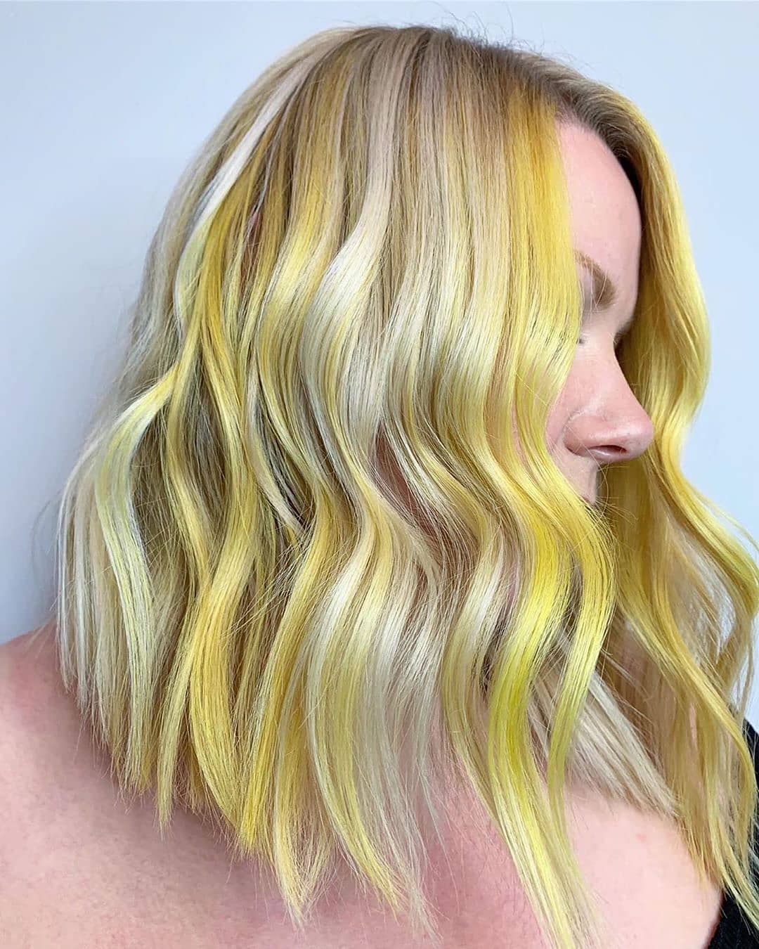 10 Ombre Balayage Lob Hair Styles with a Color Surprise!
