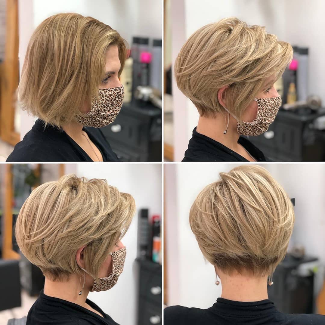 Stylish Short Haircuts for Thick Hair - Women Short Hairstyles Trending in 2021