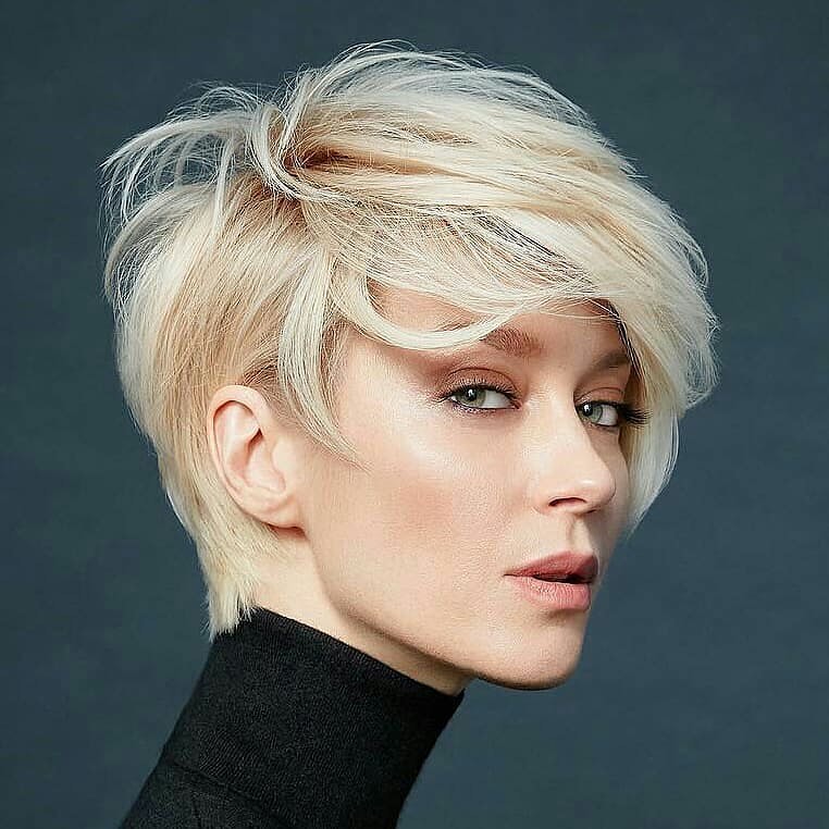 Trendy Short Hair Style with Color - Short Haircut and Hairstyle Ideas of 2021