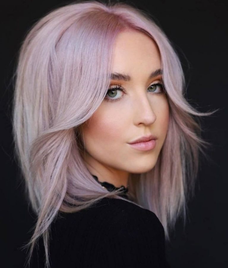 10
 Lob Hairstyles for Thick Hair Crazy Lob Hair Color