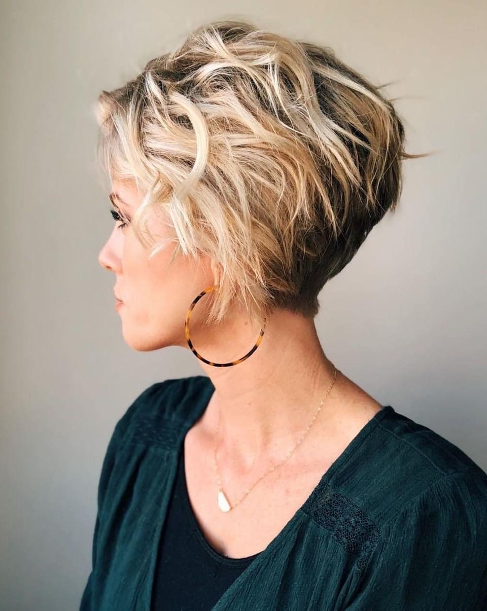 Trendy Messy Bob Hairstyles, Female Hairstyle for Short Hair