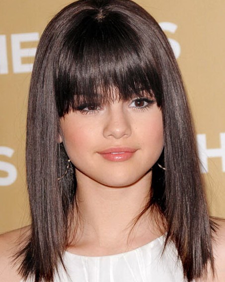Selena Gomez Medium Bob Hairstyles 2012