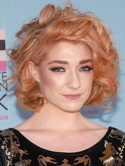 Nicola Roberts Short Curly Hairstyles